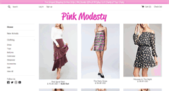 Desktop Screenshot of pinkmodesty.com